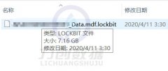 杭州某通讯公司sql数据库中了.lockbit后缀勒索病毒成功恢复